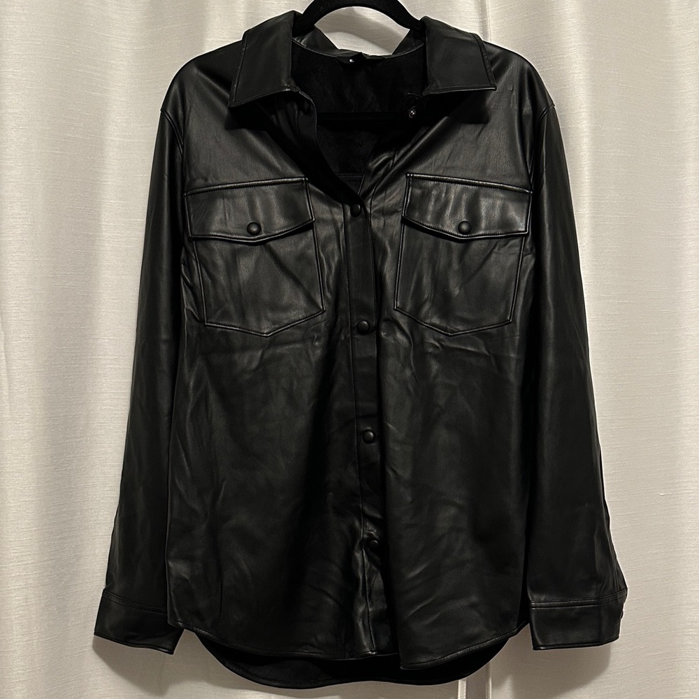 Express Leather Shirt